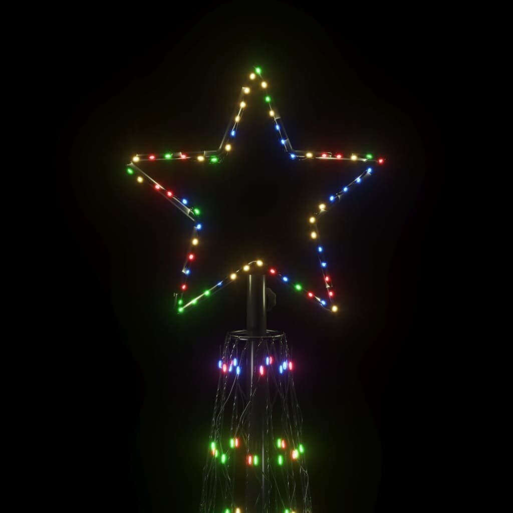 vidaXL Kartio joulukuusi 3000 värikästä LED-valoa 230x800 cm hinta ja tiedot | Joulukoristeet | hobbyhall.fi