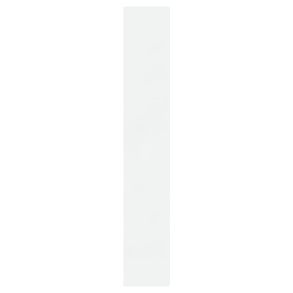 vidaXL Kenkäkaappi peilillä 3 tasoa korkeakiilto valk. 63x17x102,5 cm hinta ja tiedot | Kenkäkaapit ja -hyllyt | hobbyhall.fi