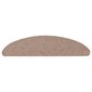 vidaXL Itsekiinnittyvät porrasmatot 10 kpl beige 56x17x3 cm hinta ja tiedot | Isot matot | hobbyhall.fi