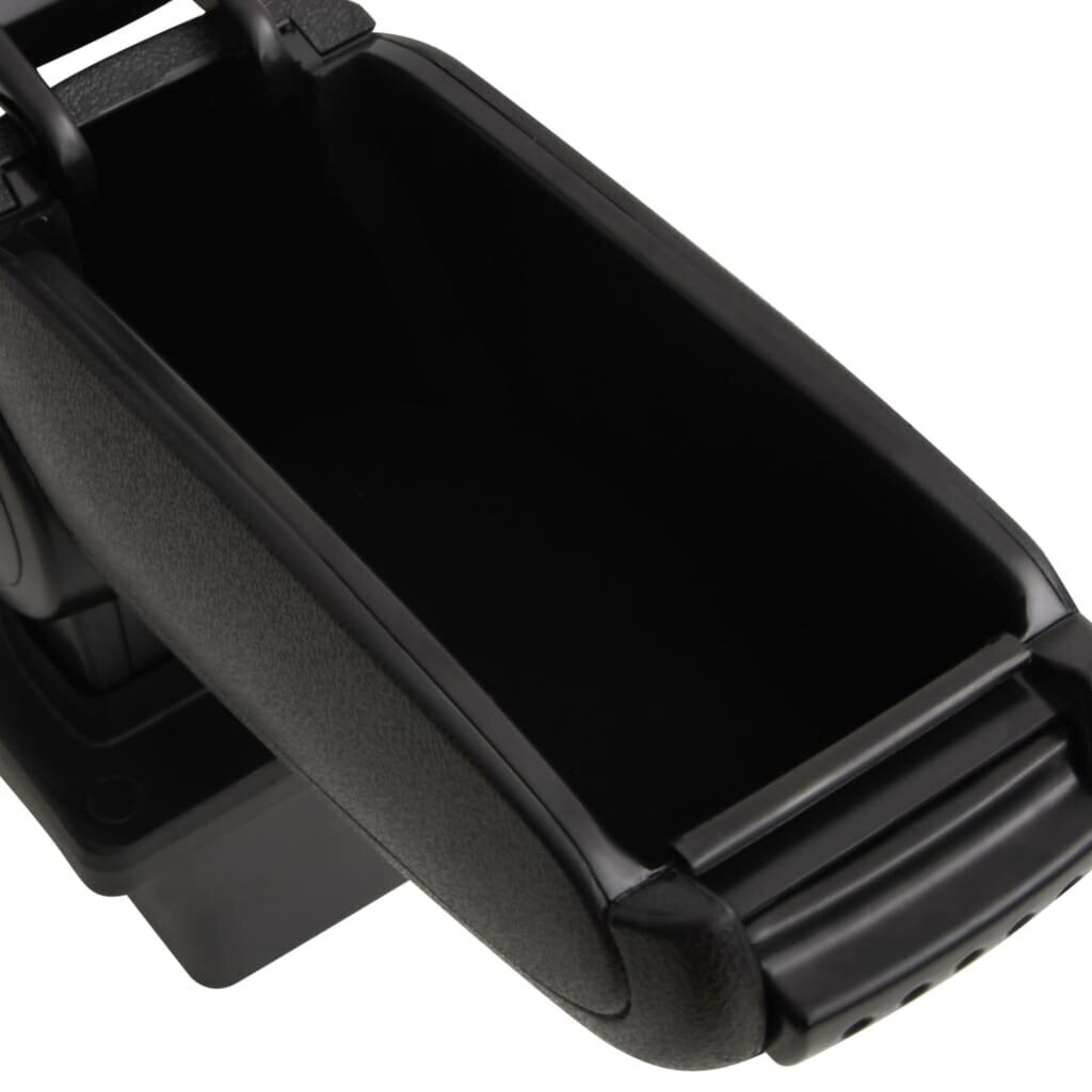 vidaXL Auton käsinoja musta 14x33x(32-48,5) cm ABS hinta ja tiedot | Lisätarvikkeet autoiluun | hobbyhall.fi