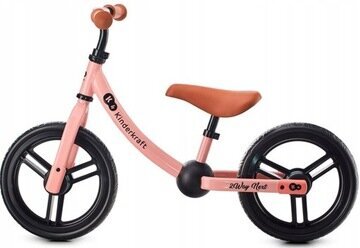 Kinderkraft 2WAY NEXT 12" tasapainopyörä ruskea, musta, vaaleanpunainen hinta ja tiedot | Potkupyörät | hobbyhall.fi