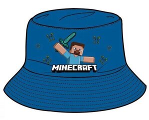 Minecraft kesähattu, sininen hinta ja tiedot | Poikien hatut, huivit ja käsineet | hobbyhall.fi