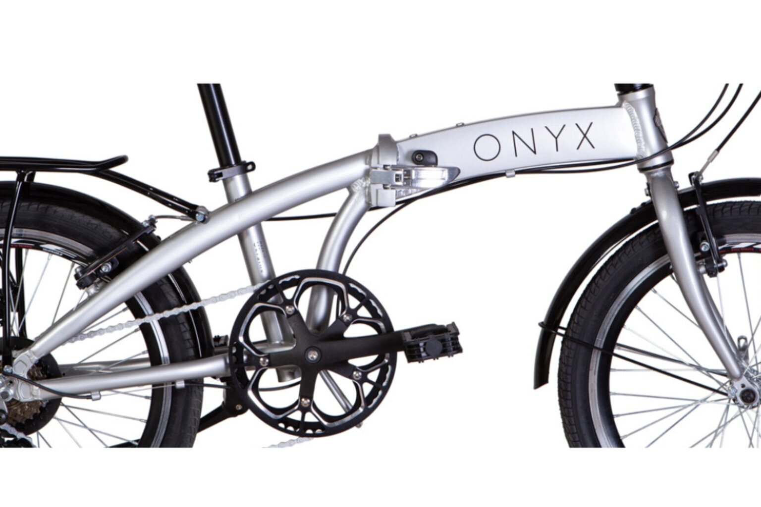 Kokoontaittuva polkupyörä Onyx 20", valkoinen/harmaa hinta ja tiedot | Polkupyörät | hobbyhall.fi