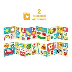 100 ensimmäisen sanan kirjasto CzuCzu 1+ (PL) hinta ja tiedot | Vauvakirjat | hobbyhall.fi