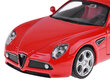 Metallinen automalli - Alfa Romeo 8c , punainen hinta ja tiedot | Poikien lelut | hobbyhall.fi