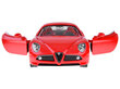 Metallinen automalli - Alfa Romeo 8c , punainen hinta ja tiedot | Poikien lelut | hobbyhall.fi