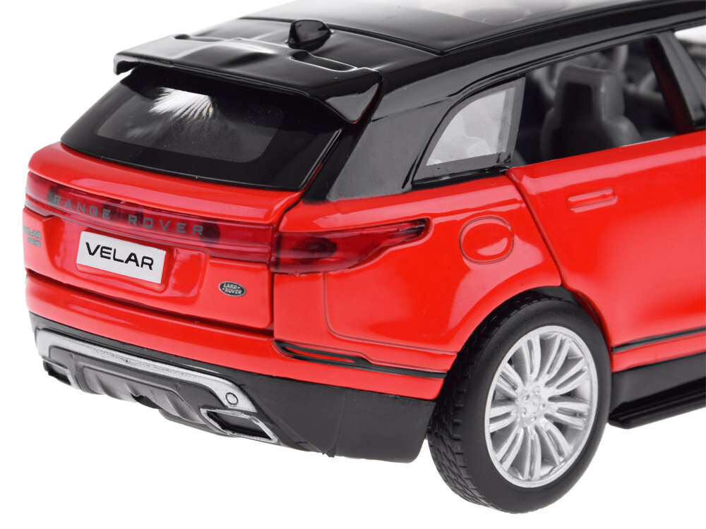 metallinen automalli - range rover velar, punainen hinta ja tiedot | Poikien lelut | hobbyhall.fi