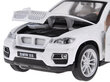 metalliauto - bmw x6, valkoinen hinta ja tiedot | Poikien lelut | hobbyhall.fi