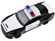 Metallinen poliisiauto - Ford Shelby GT350 , musta hinta ja tiedot | Poikien lelut | hobbyhall.fi