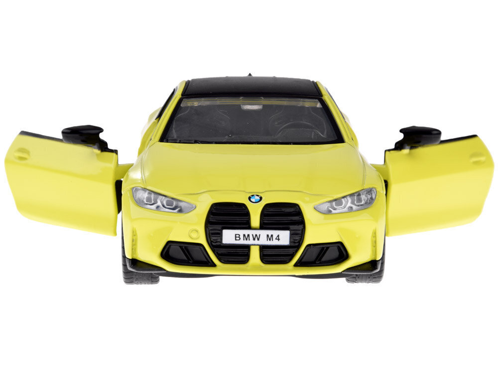 metallinen automalli - bmw m4, keltainen hinta ja tiedot | Poikien lelut | hobbyhall.fi