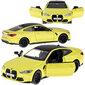 metallinen automalli - bmw m4, keltainen hinta ja tiedot | Poikien lelut | hobbyhall.fi