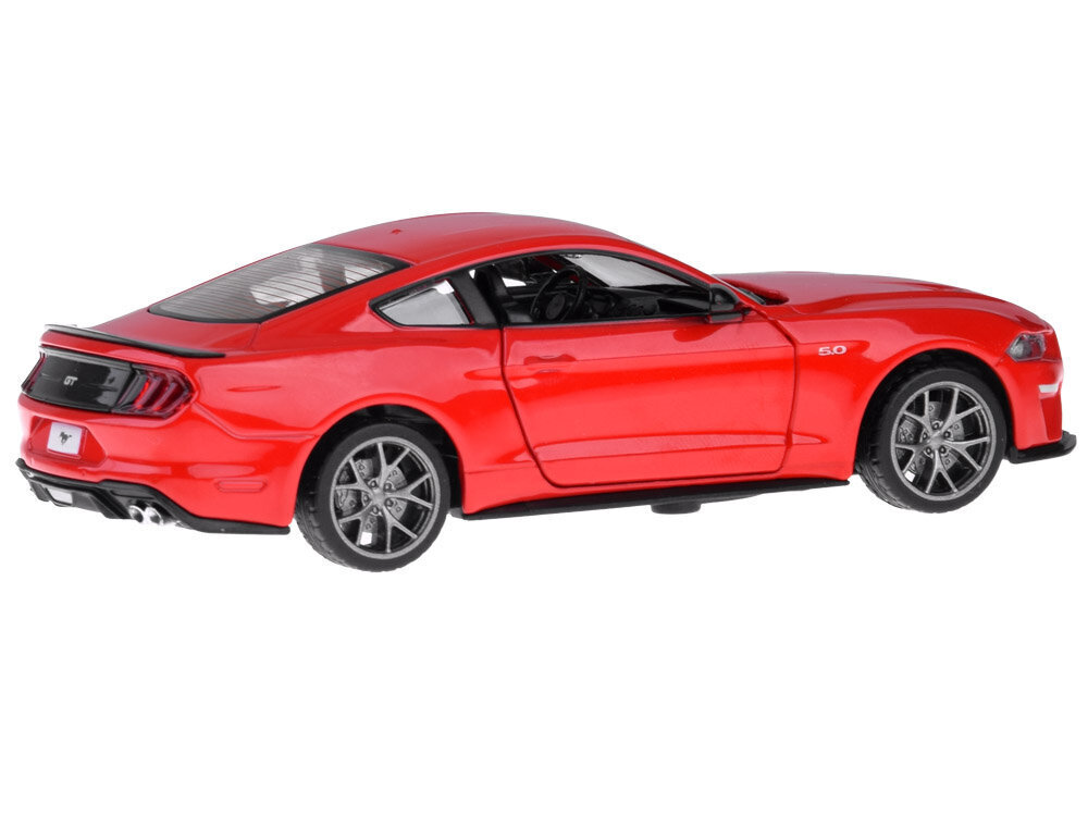 Metallinen automalli - Ford Mustang GT, punainen hinta ja tiedot | Poikien lelut | hobbyhall.fi