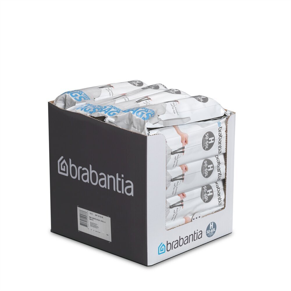 Brabantia roskapussit, H 50-60 l, 10 kpl hinta ja tiedot | Roskapussit | hobbyhall.fi