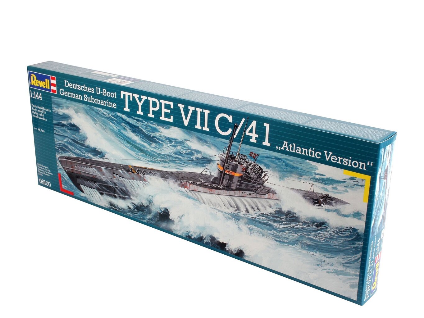 Revell-pienoismalli saksalainen sukellusvene tyyppi VII / 41 1:144 hinta ja tiedot | LEGOT ja rakennuslelut | hobbyhall.fi