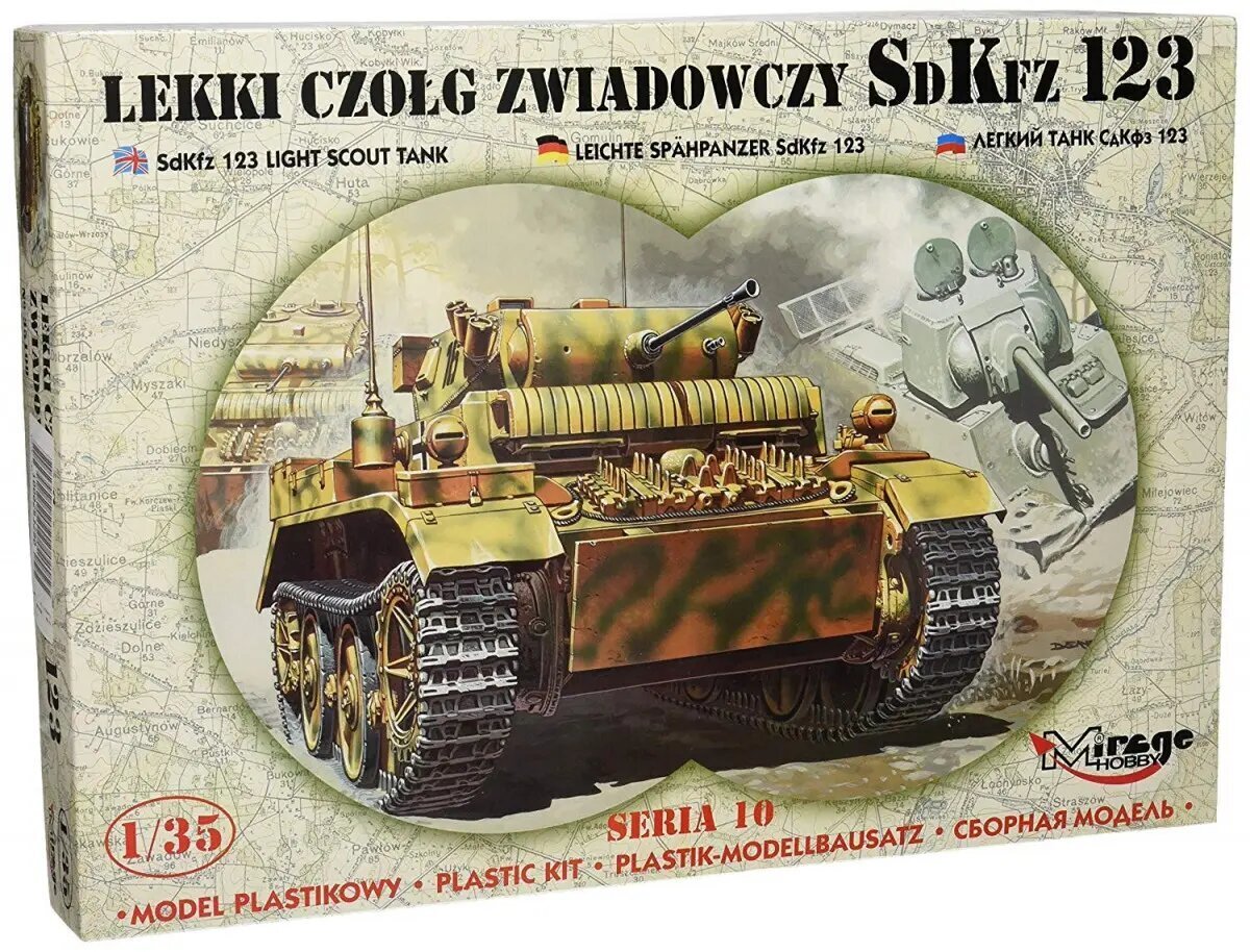 Mallisarja kokoonpanoon Light Reconnaissance Tank SDKFZ 123 hinta ja tiedot | LEGOT ja rakennuslelut | hobbyhall.fi