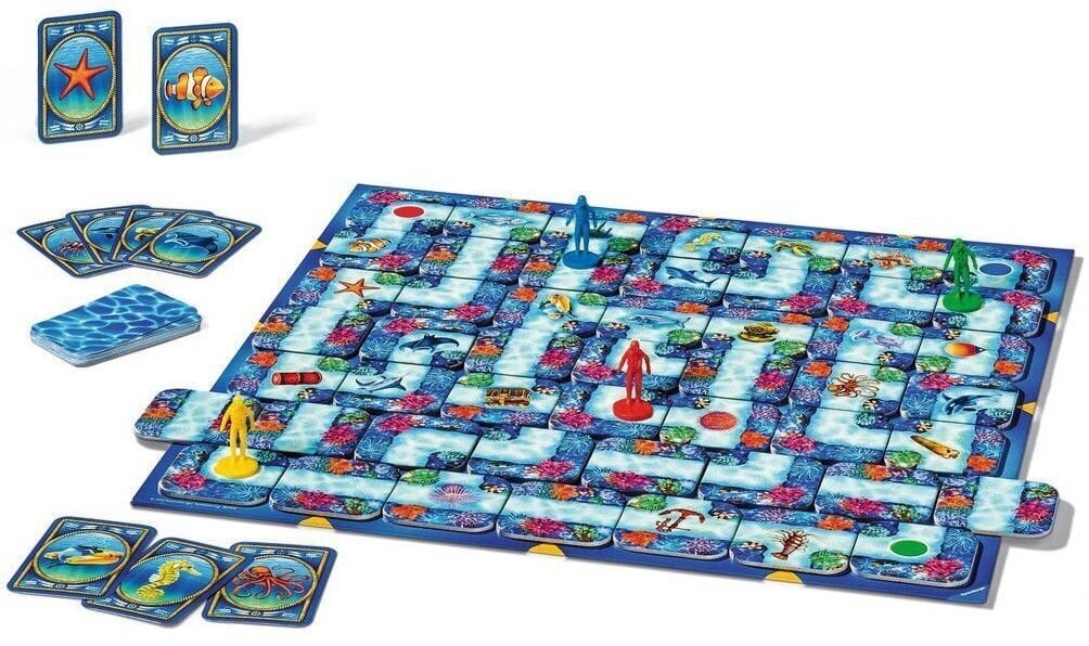 Ravensburger-lautapeli Ocean Labyrinth hinta ja tiedot | Lautapelit ja älypelit | hobbyhall.fi