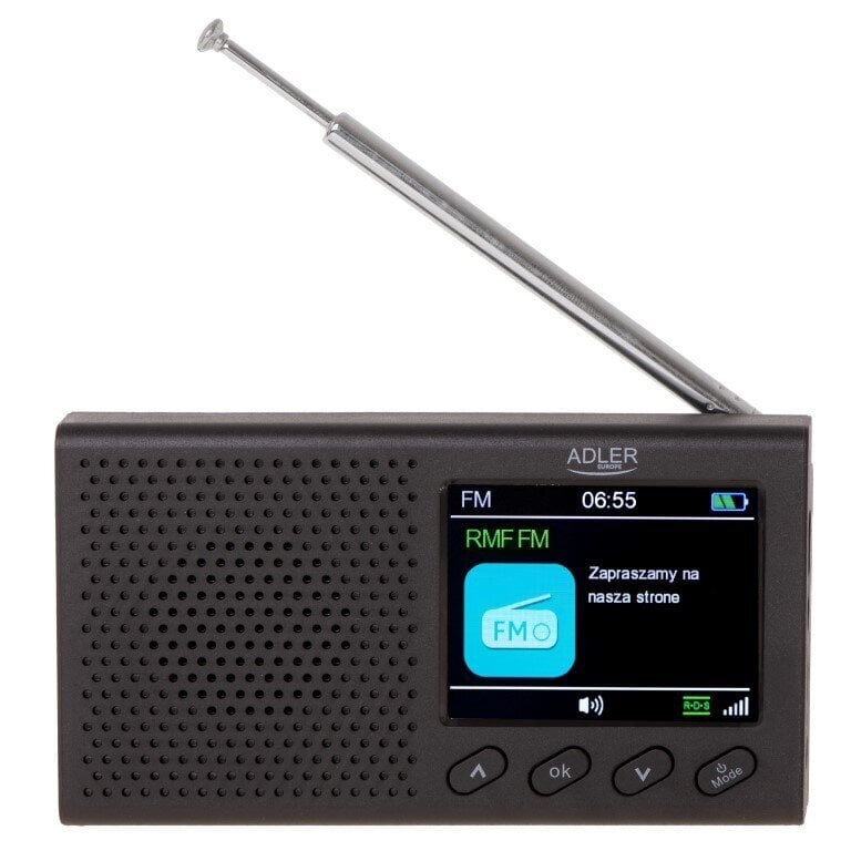 Radio bluetoothilla, kello ADLER AD-1198 hinta ja tiedot | Kelloradiot ja herätyskellot | hobbyhall.fi