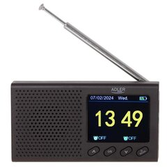 Radio bluetoothilla, kello ADLER AD-1198 hinta ja tiedot | Kelloradiot ja herätyskellot | hobbyhall.fi