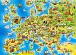 Palapeli 100 Map of Europe hinta ja tiedot | Palapelit | hobbyhall.fi