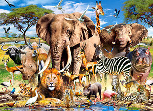 Palapeli 200 Savanna Animals 222155 hinta ja tiedot | Palapelit | hobbyhall.fi