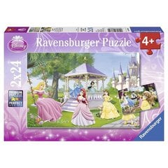 Ravensburger palapeli 2x24 kpl Disney Princess hinta ja tiedot | Palapelit | hobbyhall.fi