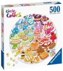 Ravensburger Puzzle Circle of Color -palapeli, 500 palaa hinta ja tiedot | Palapelit | hobbyhall.fi