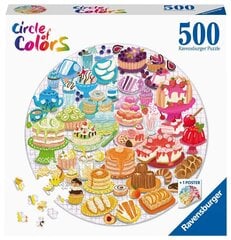 Ravensburger Puzzle Circle of Color -palapeli, 500 palaa hinta ja tiedot | Palapelit | hobbyhall.fi