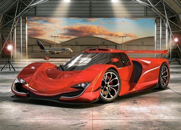 Palapeli 60 Concept Car in Hangar hinta ja tiedot | Palapelit | hobbyhall.fi