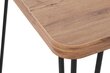 Pöytä Kalune Design Lagos-1422, ruskea/musta hinta ja tiedot | Ruokapöydät | hobbyhall.fi