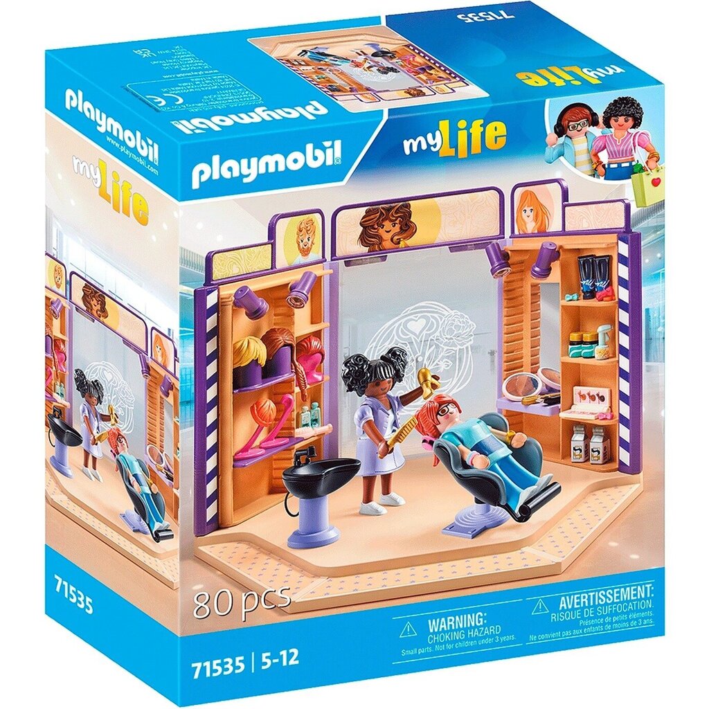 71535 PLAYMOBIL® myLife, kampaamo hinta ja tiedot | LEGOT ja rakennuslelut | hobbyhall.fi