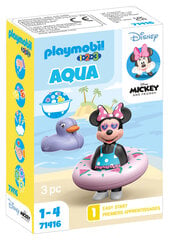 71416 PLAYMOBIL® 1.2.3 & Disney: Minnie's Beach Trip, vesileluja hinta ja tiedot | LEGOT ja rakennuslelut | hobbyhall.fi