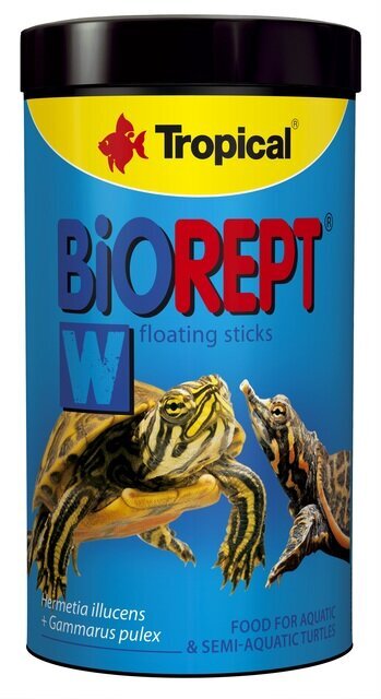 Tropical Biorept W -ruoka vesikilpikonnille, 75 g hinta ja tiedot | Eksoottisten lemmikkien ruokinta | hobbyhall.fi