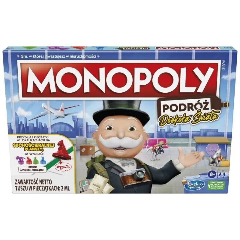 Monopoli Matka ympäri maailmaa -peli hinta ja tiedot | Lautapelit ja älypelit | hobbyhall.fi