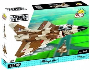 Cobi Electronic Dassault Mirage IIIC -pienoismalli, 444 osaa hinta ja tiedot | LEGOT ja rakennuslelut | hobbyhall.fi