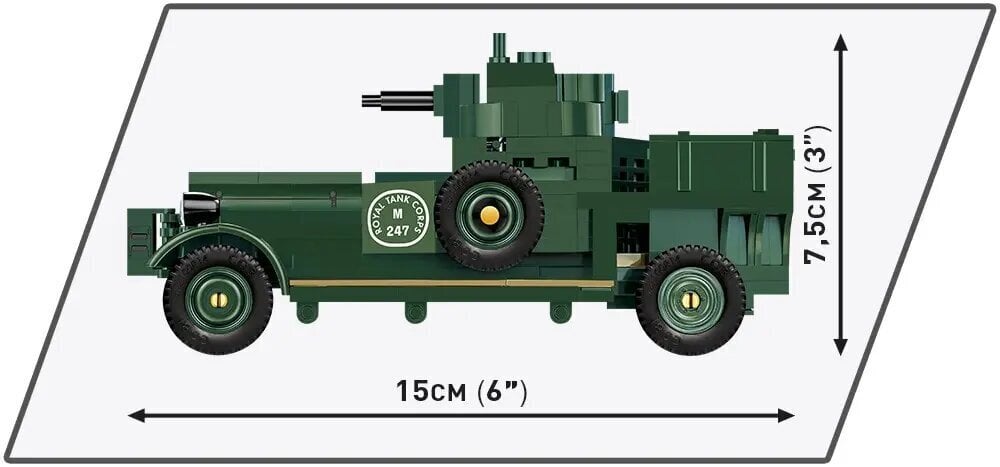 Klock Rolls-Royce Panssaroitu auto 1920 Kuvio Mk I hinta ja tiedot | LEGOT ja rakennuslelut | hobbyhall.fi