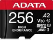 High Endurance 256GB microSDXC UHS-I U3 hinta ja tiedot | Kameran muistikortit | hobbyhall.fi