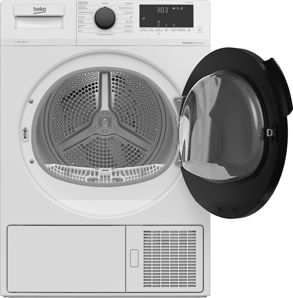 Beko DS9522RTDCX hinta ja tiedot | Kuivausrummut | hobbyhall.fi