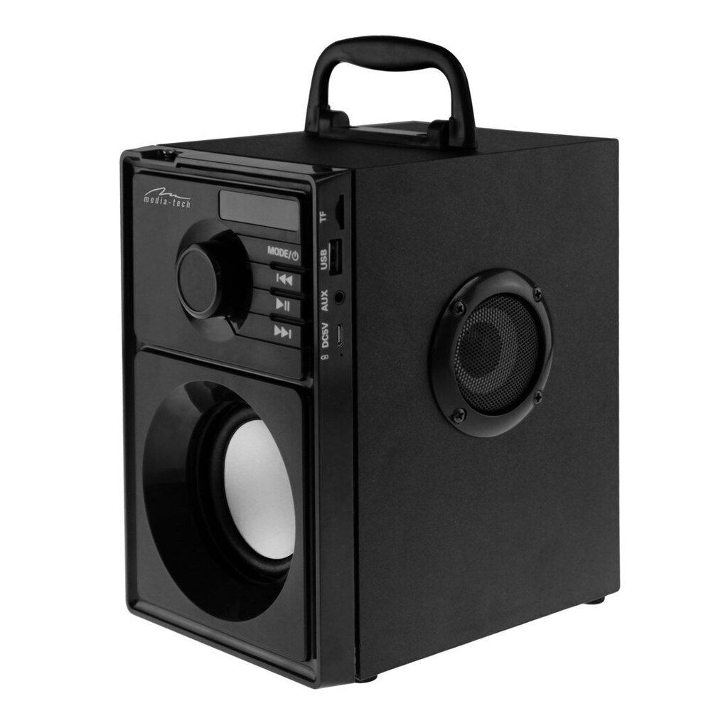 Media-Tech Boombox Silver MT3179 hinta ja tiedot | Kaiuttimet | hobbyhall.fi