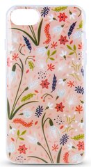 Mocco Spring Case Silicone Back Case for Samsung J610 Galaxy J6 Plus (2018) Pink ( White Snowdrop ) hinta ja tiedot | Puhelimen kuoret ja kotelot | hobbyhall.fi