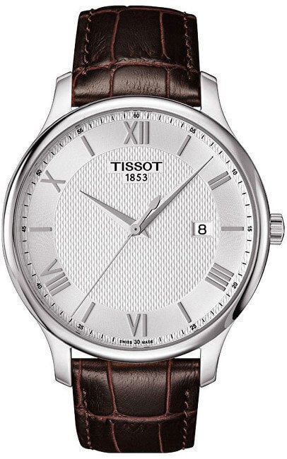 Tissot kello T-Classic Tradition T063.610.16.038.00, ruskea hinta ja tiedot | Miesten kellot | hobbyhall.fi