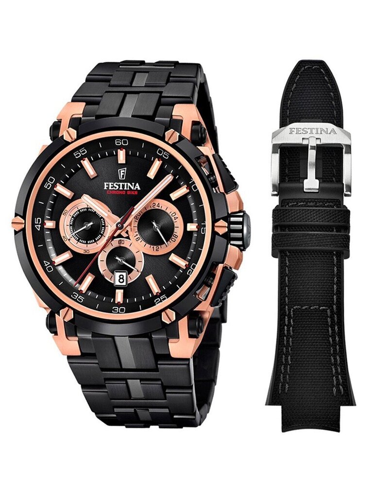 Festina vyriškas laikrodis Chrono Bike Special Edition 20329, juodas hinta ja tiedot | Miesten kellot | hobbyhall.fi