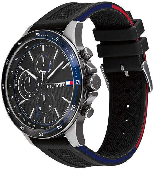 Tommy Hilfiger miesten kello, musta hinta ja tiedot | Miesten kellot | hobbyhall.fi