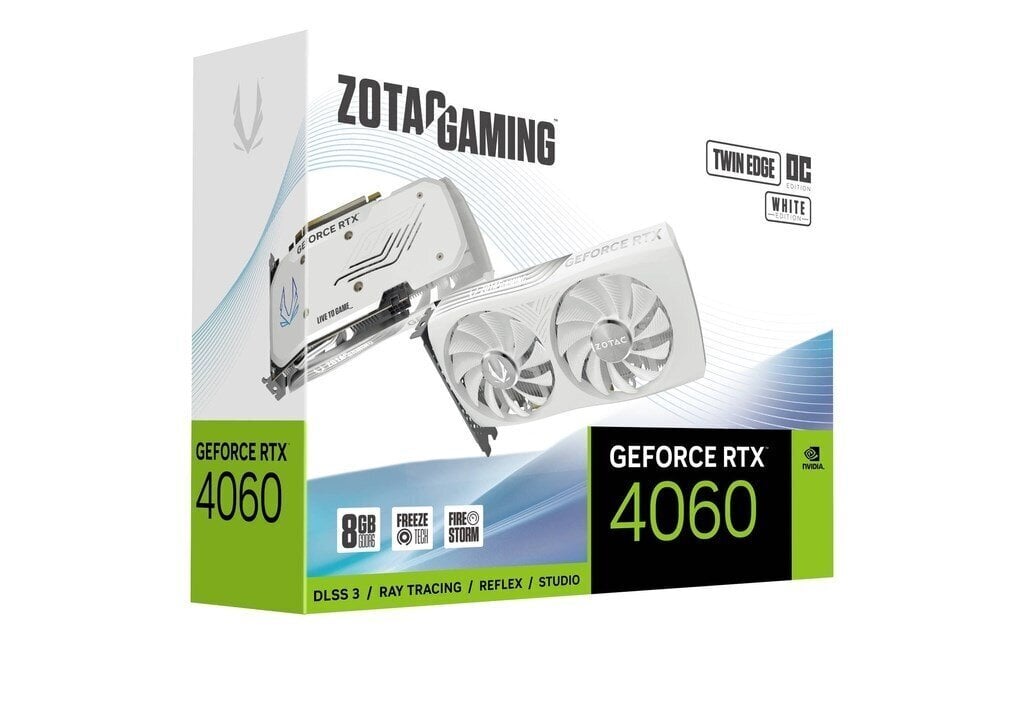 Zotac Gaming GeForce RTX 4060 ZT-D40600Q-10M -näytönohjain hinta ja tiedot | Näytönohjaimet | hobbyhall.fi