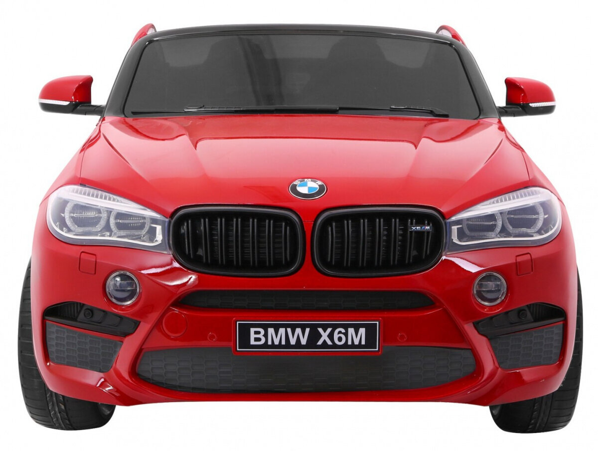 BMW X6M XXL sähköauto lapsille, punainen hinta ja tiedot | Lasten sähköautot | hobbyhall.fi