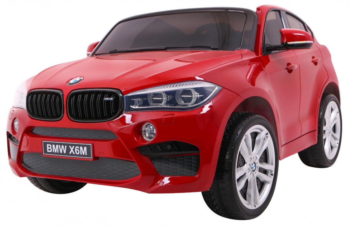 BMW X6M XXL sähköauto lapsille, punainen hinta ja tiedot | Lasten sähköautot | hobbyhall.fi