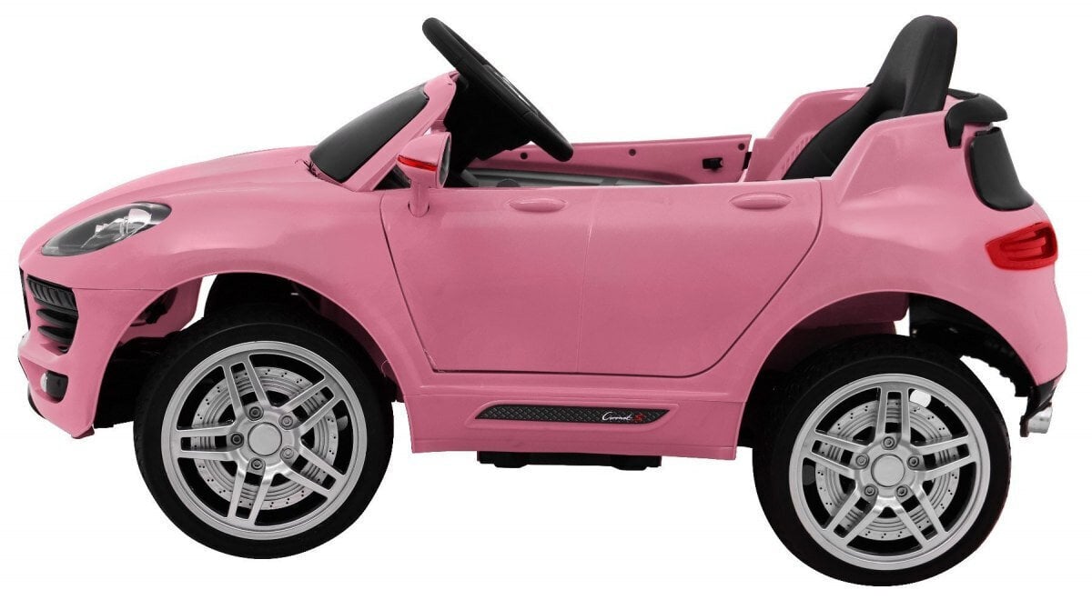 Turbo - S yksipaikkainen sähköauto, vaaleanpunainen hinta ja tiedot | Lasten sähköautot | hobbyhall.fi