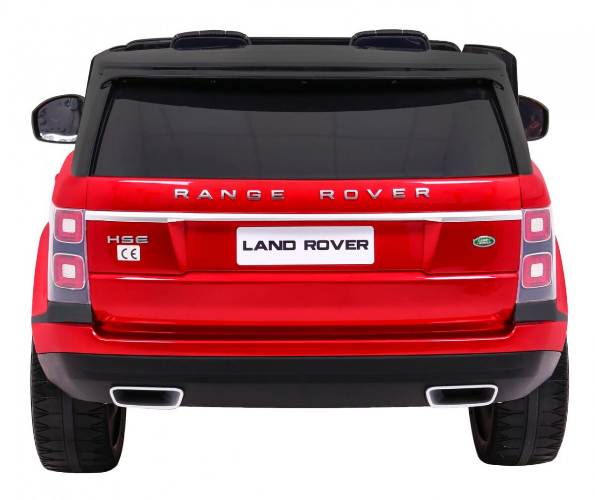 Range Rover HSE sähköinen pariauto, punainen lakattu hinta ja tiedot | Lasten sähköautot | hobbyhall.fi