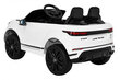 Range Rover Evoque, yksipaikkainen sähköauto, valkoinen hinta ja tiedot | Lasten sähköautot | hobbyhall.fi