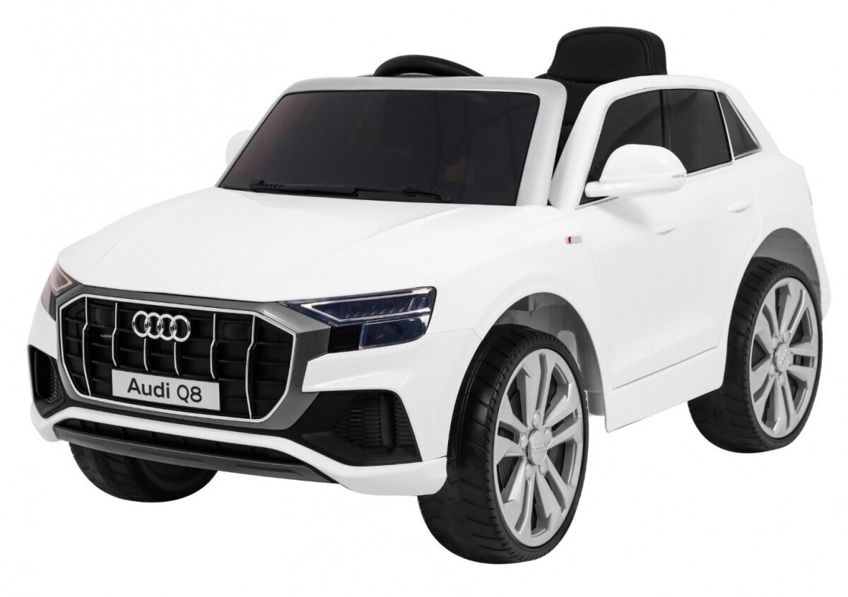 Audi Q8 LIFT sähköauto, valkoinen hinta ja tiedot | Lasten sähköautot | hobbyhall.fi