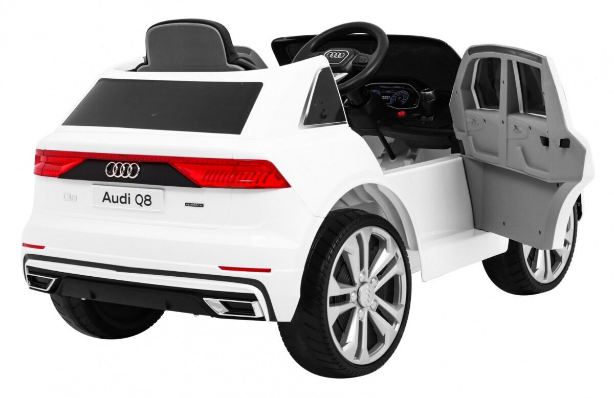 Audi Q8 LIFT sähköauto, valkoinen hinta ja tiedot | Lasten sähköautot | hobbyhall.fi